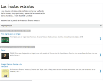 Tablet Screenshot of lasinsulasextranas.blogspot.com