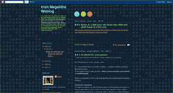 Desktop Screenshot of irishmegalithsd.blogspot.com