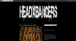 Desktop Screenshot of headxbangers.blogspot.com