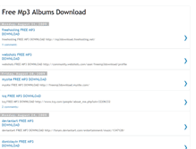 Tablet Screenshot of free-mp3-albums-download.blogspot.com