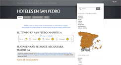 Desktop Screenshot of hotelsanpedro.blogspot.com