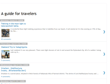 Tablet Screenshot of itinerary2india.blogspot.com