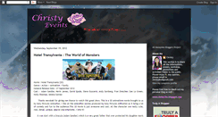 Desktop Screenshot of christyevent.blogspot.com