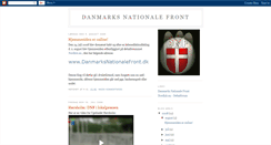 Desktop Screenshot of danmarksnationalefront.blogspot.com