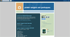 Desktop Screenshot of powerrangersemportuques.blogspot.com