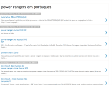 Tablet Screenshot of powerrangersemportuques.blogspot.com