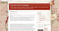 Desktop Screenshot of lifeofourfurbabies.blogspot.com