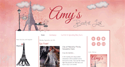 Desktop Screenshot of amysbooketlist.blogspot.com