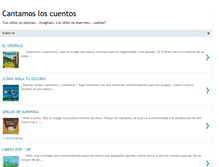 Tablet Screenshot of cantamosloscuentos.blogspot.com