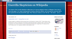 Desktop Screenshot of guerrillaskepticismonwikipedia.blogspot.com