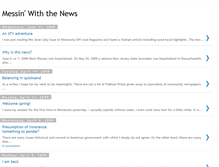 Tablet Screenshot of messynewsgirl.blogspot.com
