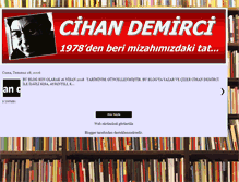 Tablet Screenshot of cihan-demirci.blogspot.com