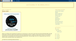 Desktop Screenshot of antarrasramblings.blogspot.com