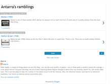 Tablet Screenshot of antarrasramblings.blogspot.com