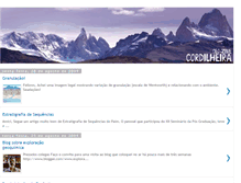 Tablet Screenshot of geocordilheira.blogspot.com