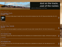 Tablet Screenshot of dustonthetracks.blogspot.com