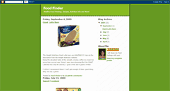 Desktop Screenshot of foodfinder4u.blogspot.com