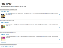 Tablet Screenshot of foodfinder4u.blogspot.com