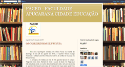 Desktop Screenshot of facedfaculdadeapucarana.blogspot.com