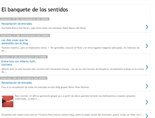 Tablet Screenshot of banquetedelossentidos.blogspot.com