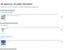 Tablet Screenshot of 99magicalislandsholidays.blogspot.com