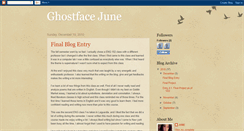 Desktop Screenshot of june-ghostface.blogspot.com