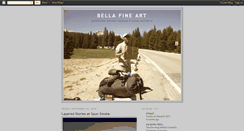 Desktop Screenshot of bellafineart.blogspot.com