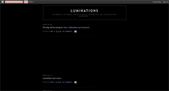 Desktop Screenshot of luminations.blogspot.com