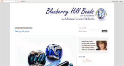 Desktop Screenshot of blueberryhillbeads.blogspot.com
