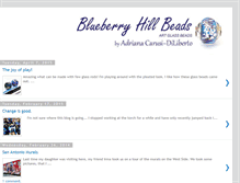 Tablet Screenshot of blueberryhillbeads.blogspot.com