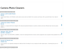 Tablet Screenshot of camera-photo-cleaners.blogspot.com