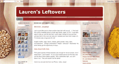 Desktop Screenshot of laurensleftovers.blogspot.com