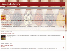 Tablet Screenshot of laurensleftovers.blogspot.com