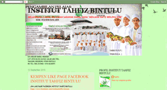 Desktop Screenshot of instituttahfizbintulu.blogspot.com