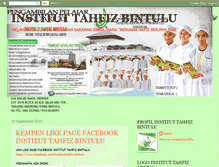 Tablet Screenshot of instituttahfizbintulu.blogspot.com