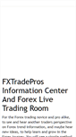 Mobile Screenshot of fxtradepros.blogspot.com