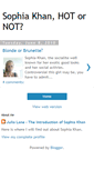 Mobile Screenshot of letstalksophia.blogspot.com