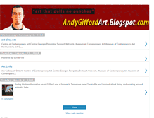Tablet Screenshot of andygiffordart.blogspot.com