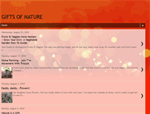 Tablet Screenshot of david-giftsofnature.blogspot.com