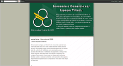 Desktop Screenshot of economiaecomercionosespacosvirtuais.blogspot.com
