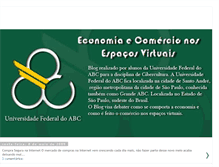 Tablet Screenshot of economiaecomercionosespacosvirtuais.blogspot.com