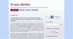 Desktop Screenshot of ilmiodiritto.blogspot.com