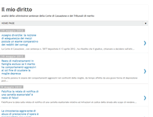 Tablet Screenshot of ilmiodiritto.blogspot.com