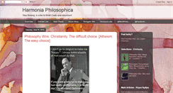 Desktop Screenshot of harmonia-philosophica.blogspot.com