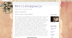 Desktop Screenshot of nettishoppaaja-sanna.blogspot.com