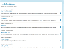 Tablet Screenshot of nettishoppaaja-sanna.blogspot.com