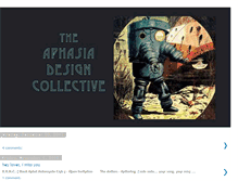 Tablet Screenshot of aphasia-design.blogspot.com