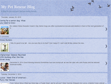 Tablet Screenshot of mypetrescueblog.blogspot.com