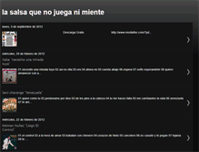 Tablet Screenshot of lasalsaquenojueganimiente.blogspot.com