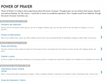 Tablet Screenshot of prayerofpower.blogspot.com